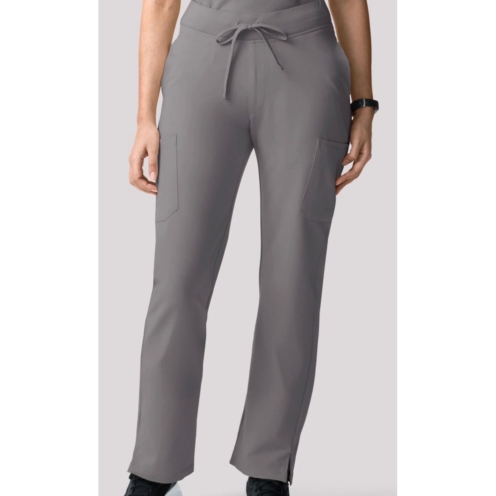 Mandala Gray Cargo Scrub Pants Equa-Tek Water Repellent Mens Large GRMCR-L New
